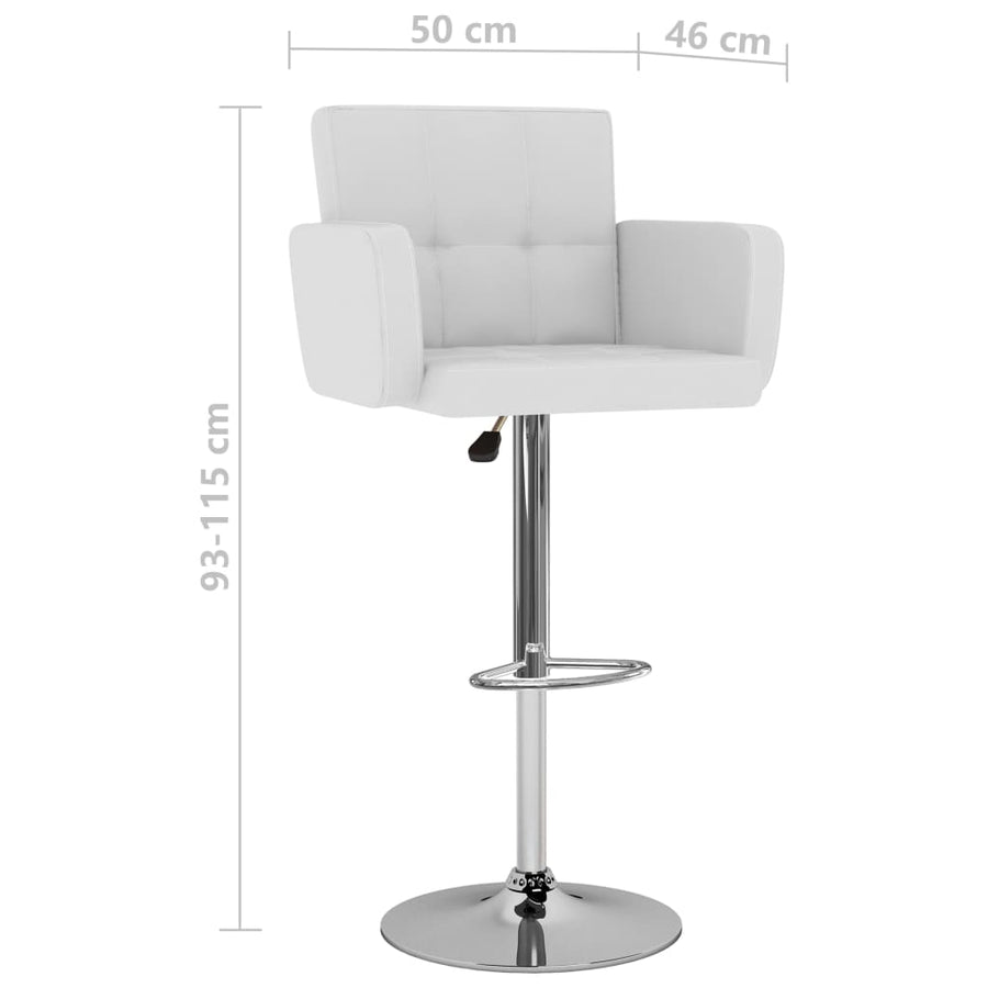 Barstoelen Kunstleer Wit