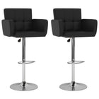 Barkrukken kunstleer zwart 93-115 cm