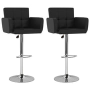 Barkrukken kunstleer zwart 93-115 cm