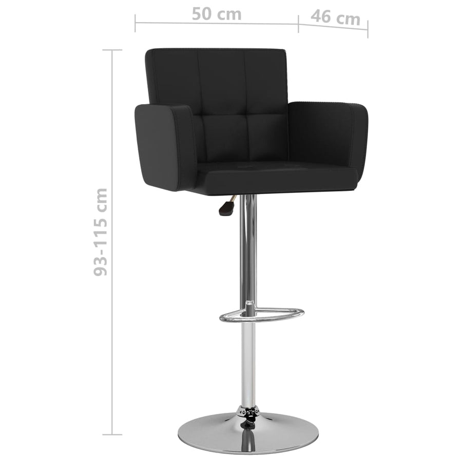 Barstoelen Kunstleer Zwart