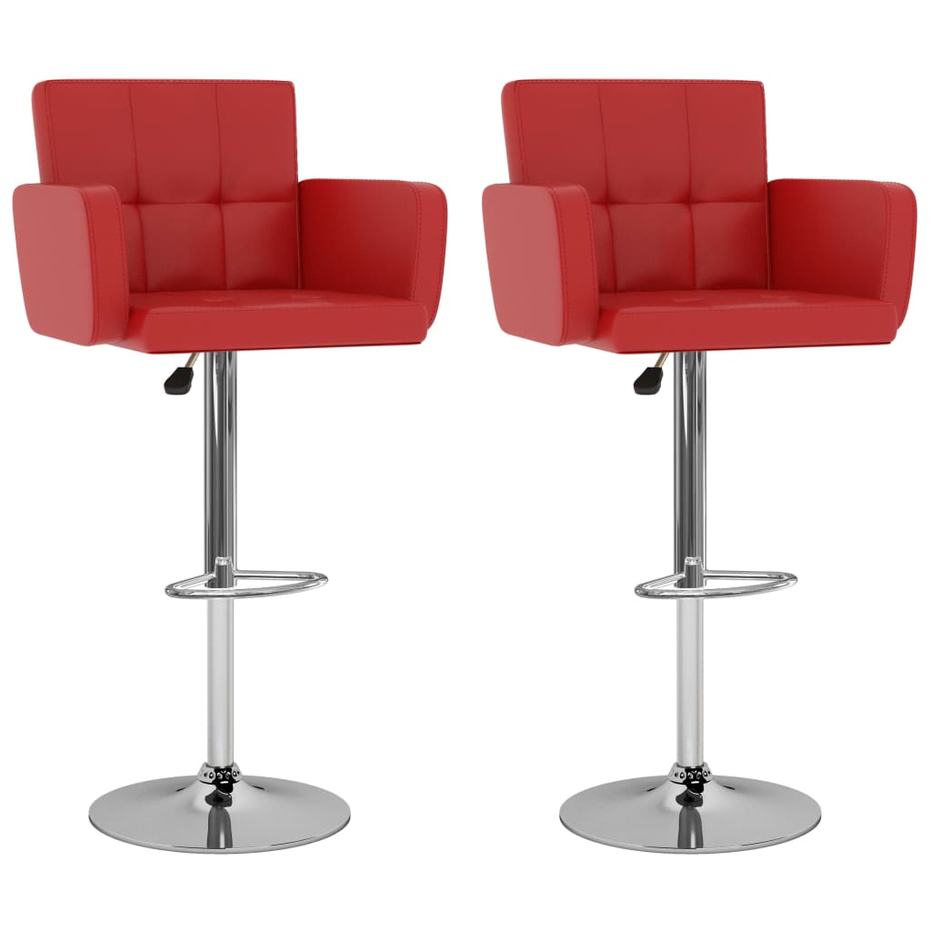 Barstoelen Kunstleer Rood