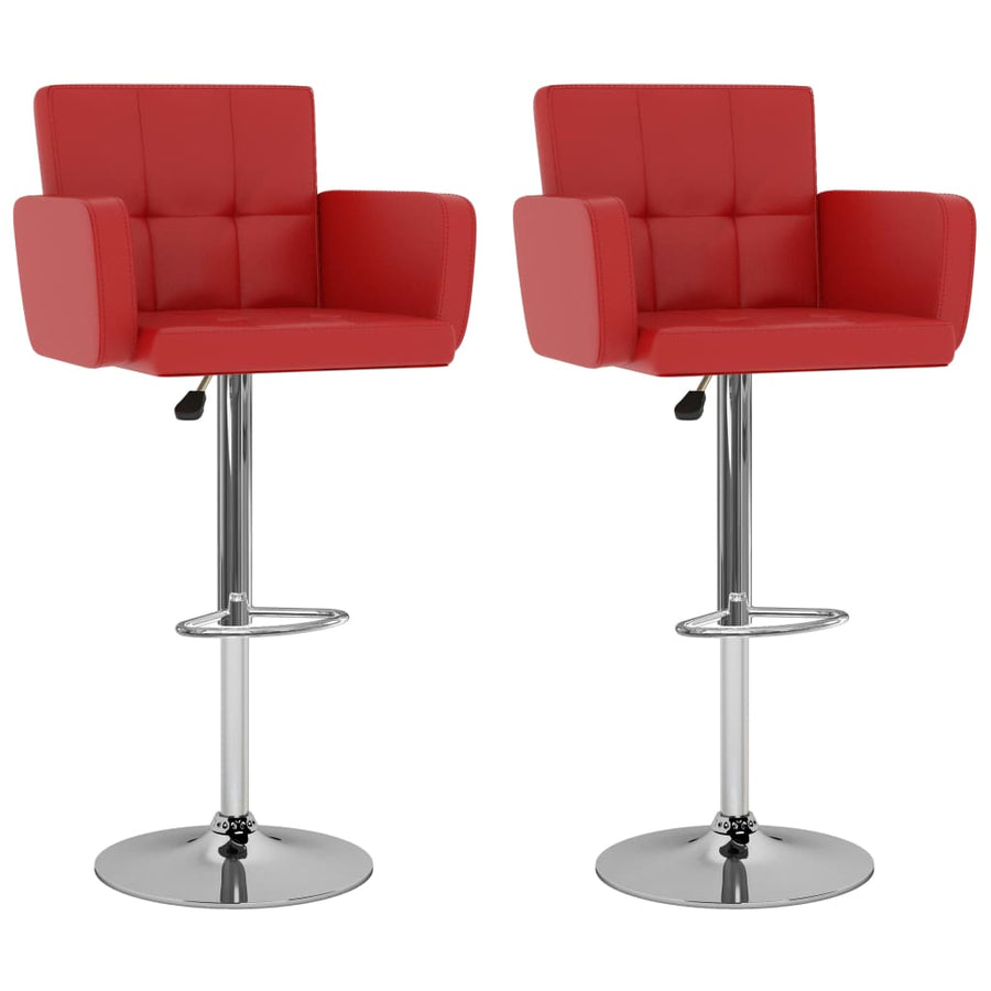 Barstoelen Kunstleer Rood