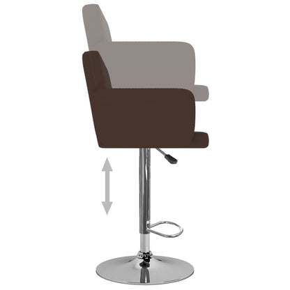 Barstoelen 2 St Kunstleer Bruin