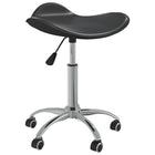 Salonkruk kunstleer zwart verstelbaar 46-57 cm