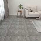 Floor planks 55 pcs Grey 5.11 m² PVC