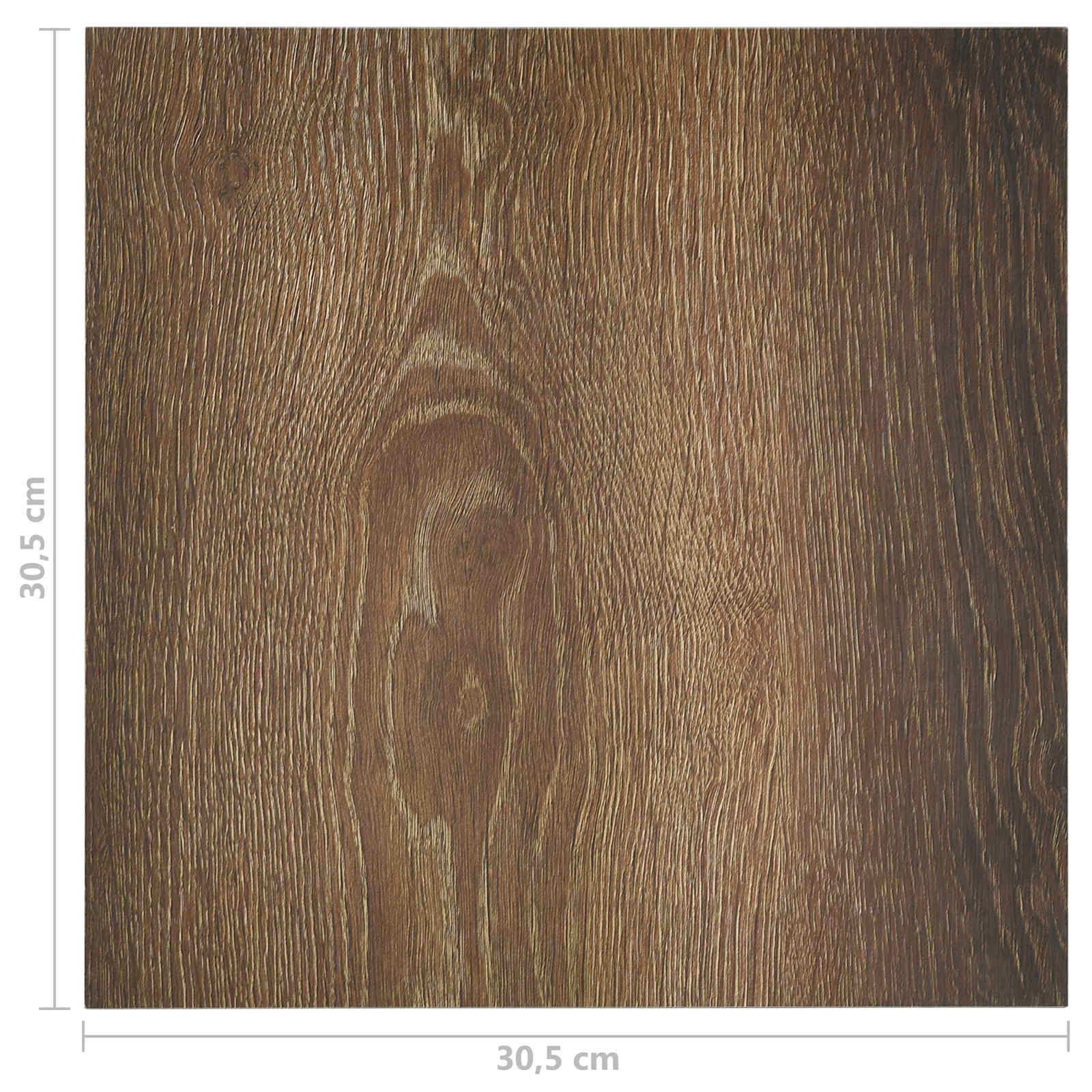 Vloerplanken 55 pcs Bruin 5,11 m² PVC