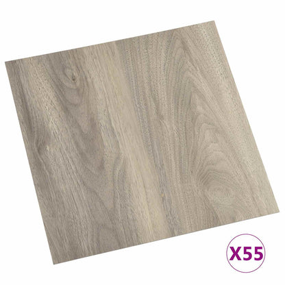 Vloerplanken 55 pcs Taupe 5,11 m² PVC