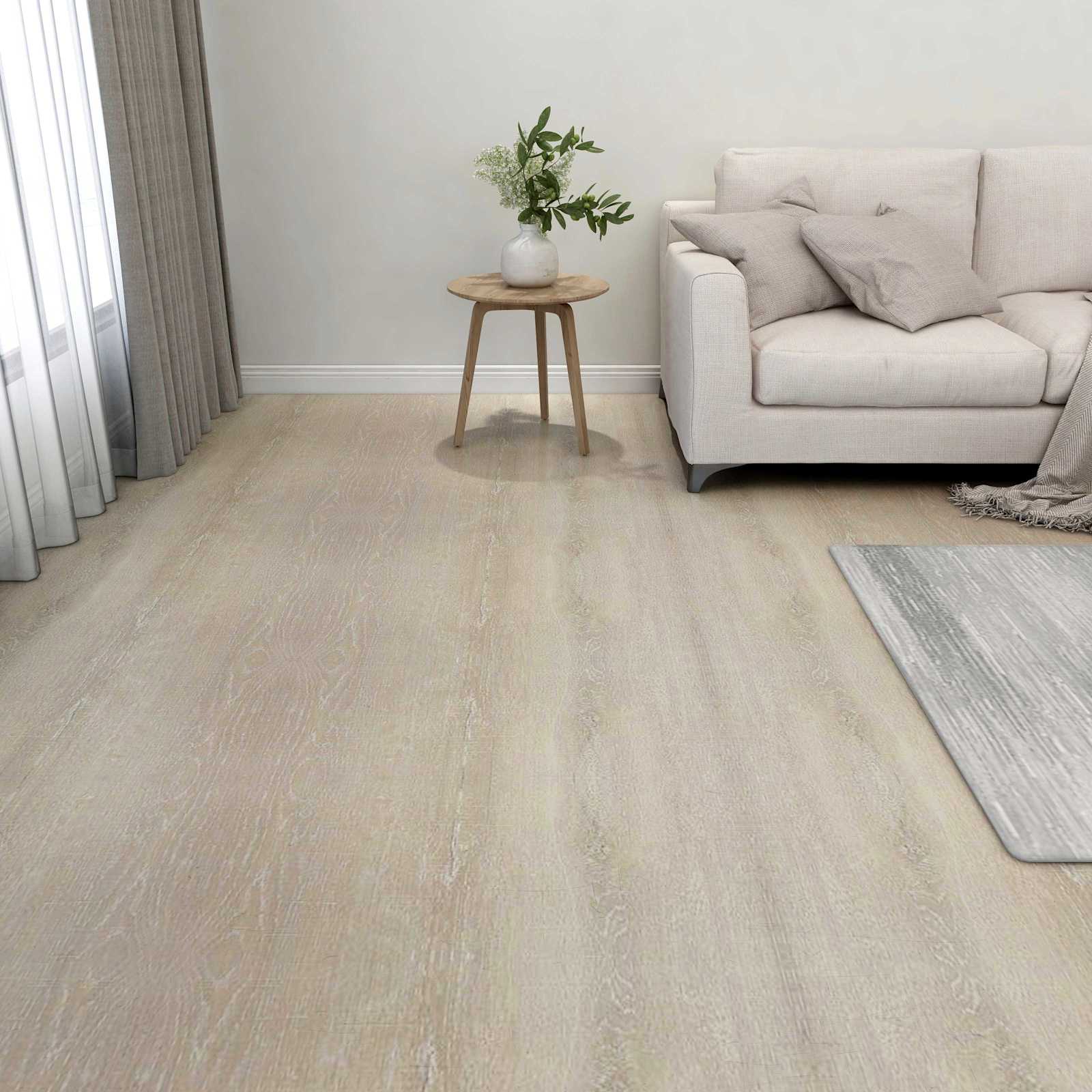 Vloerplanken 55 pcs Beige 5,11 m² PVC