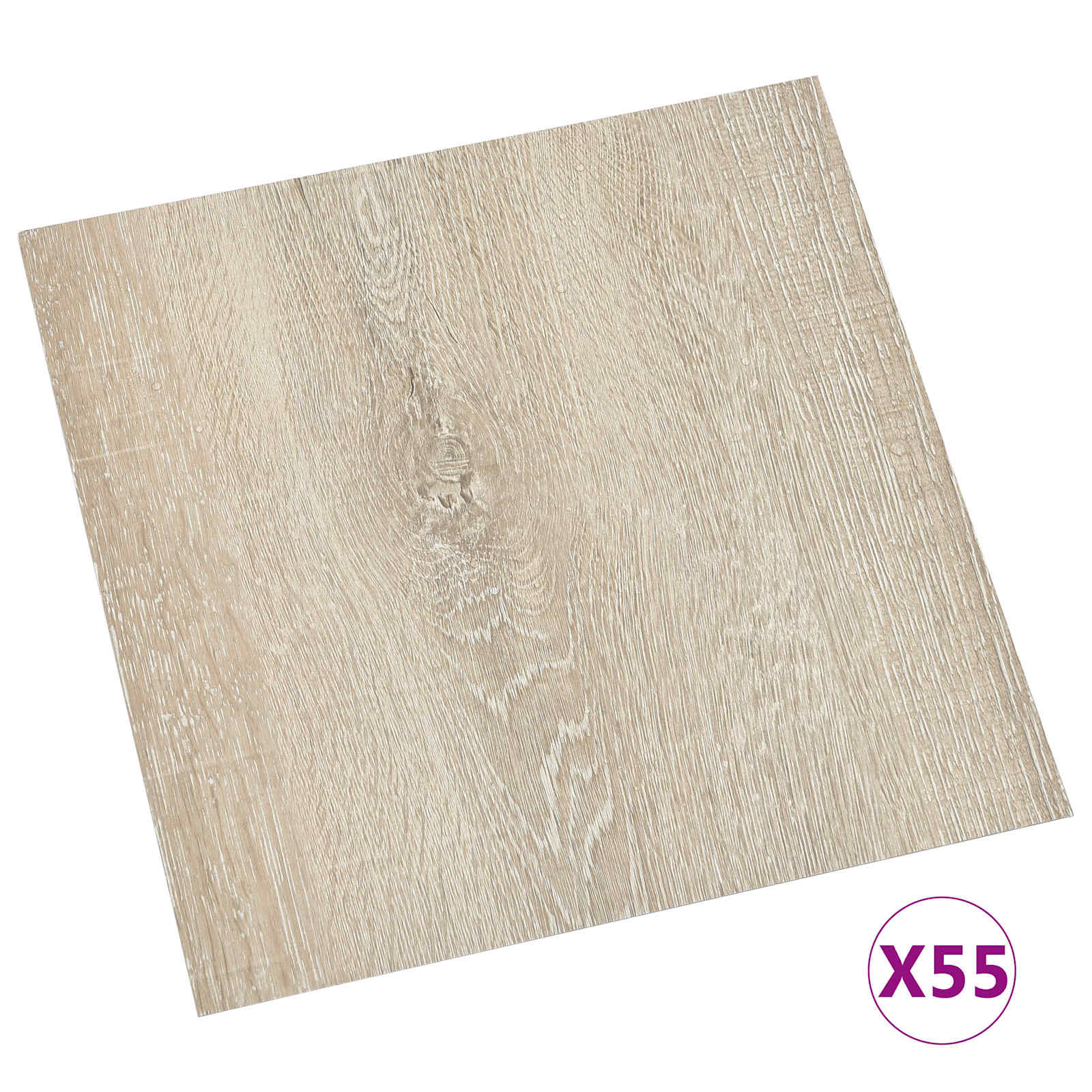 Vloerplanken 55 pcs Beige 5,11 m² PVC