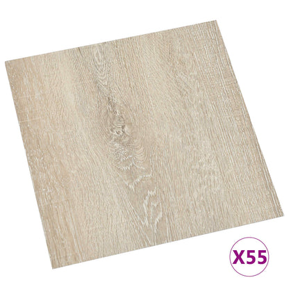 Vloerplanken 55 pcs Beige 5,11 m² PVC