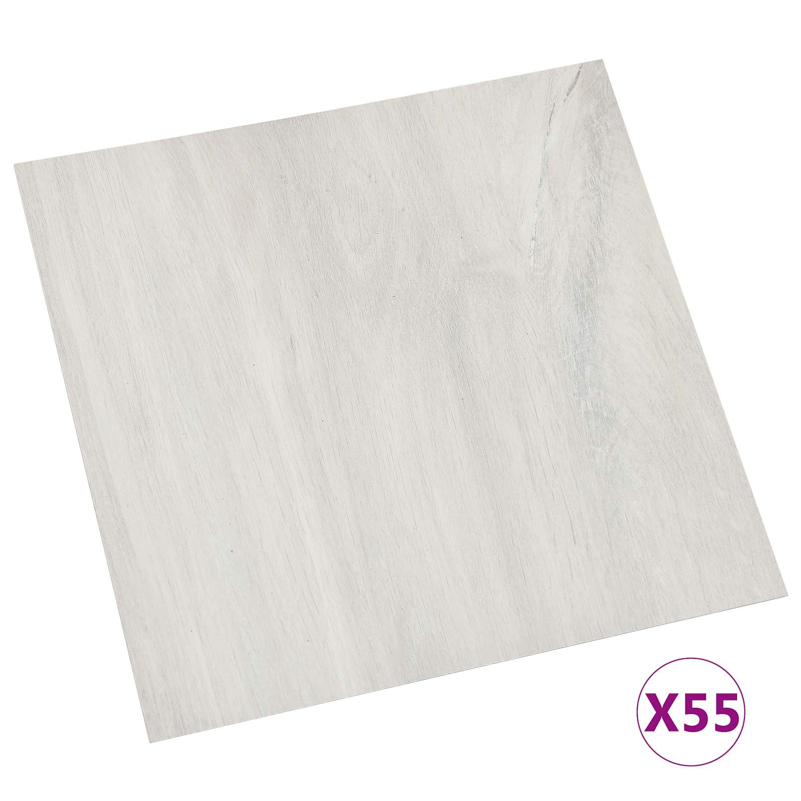 Vloerplanken 55 pcs Crème 5,11 m² PVC
