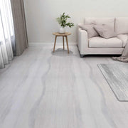 PVC vloerplanken 5,11 m² lichtgrijs zelfklevend