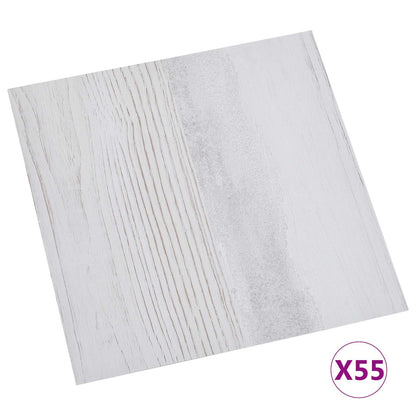 Vloerplanken 55 pcs Lichtgrijs 5,11 m² PVC