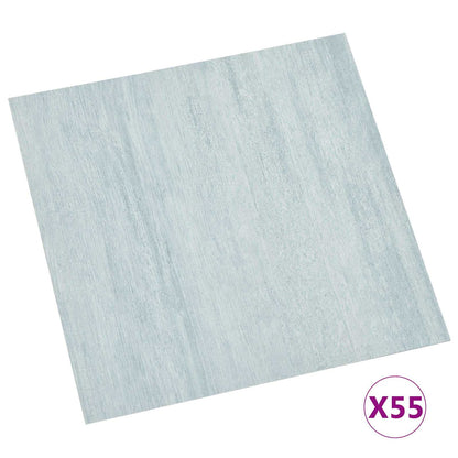 Vloerplanken 55 pcs Groen 5,11 m² PVC