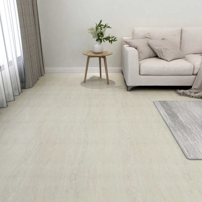 Vloerplanken 55 pcs Crème 5,11 m² PVC