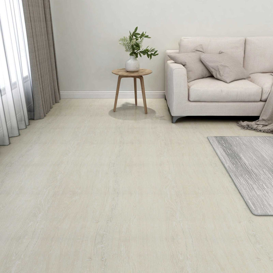 Vloerplanken 55 pcs Crème 5,11 m² PVC