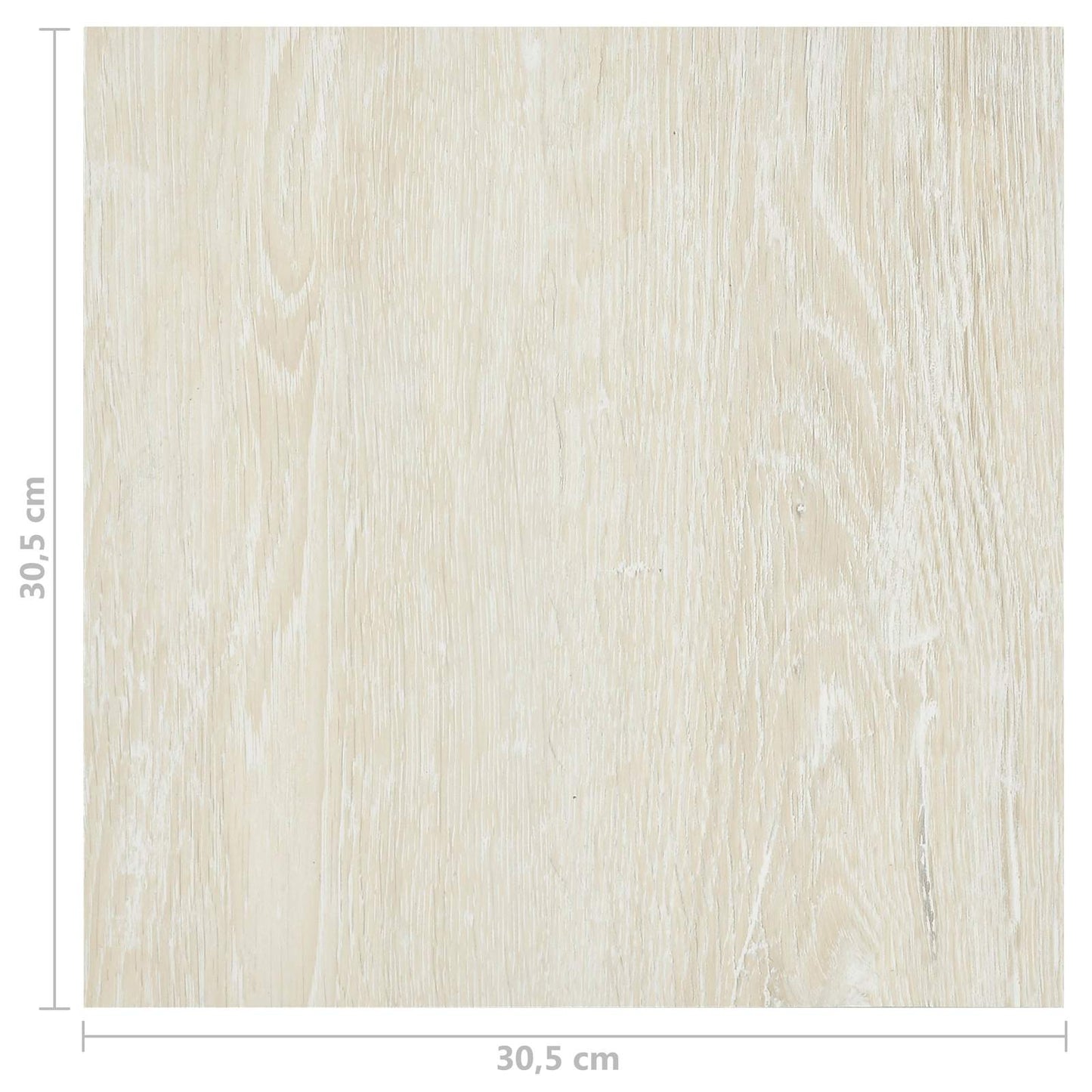 Vloerplanken 55 pcs Crème 5,11 m² PVC