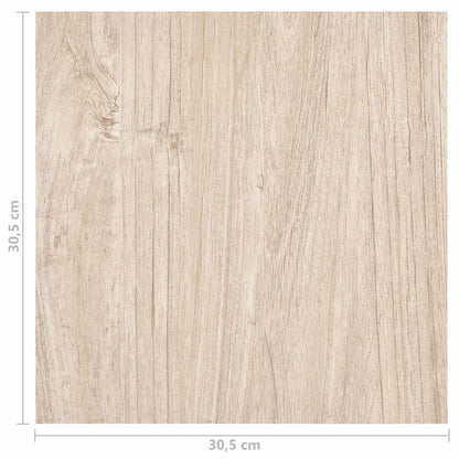 Vloerplanken 55 pcs Licht Bruin 5,11 m² PVC
