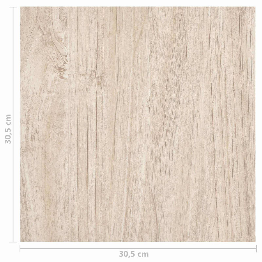 Vloerplanken 55 pcs Licht Bruin 5,11 m² PVC