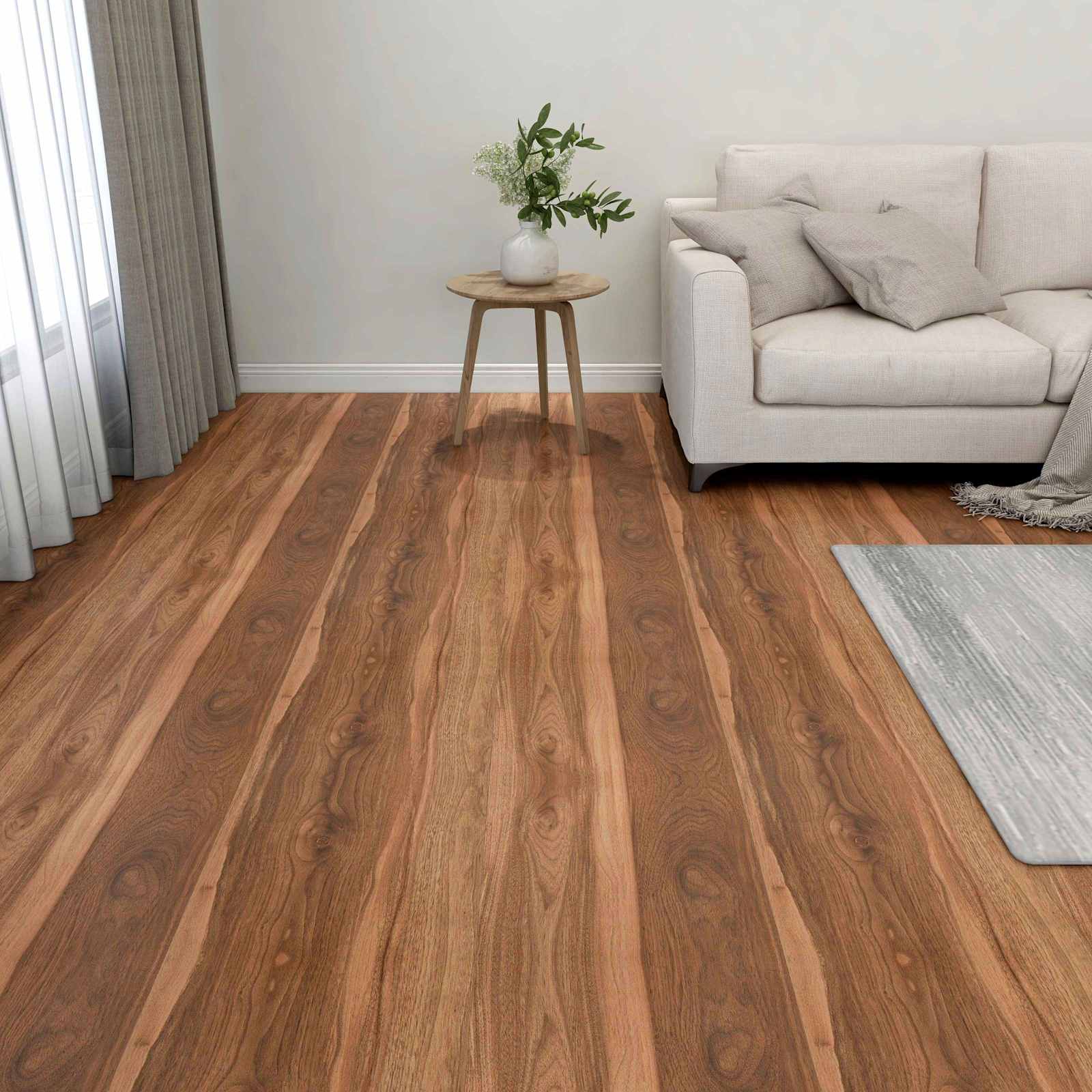 Vloerplanken 55 pcs Bruin 5,11 m² PVC