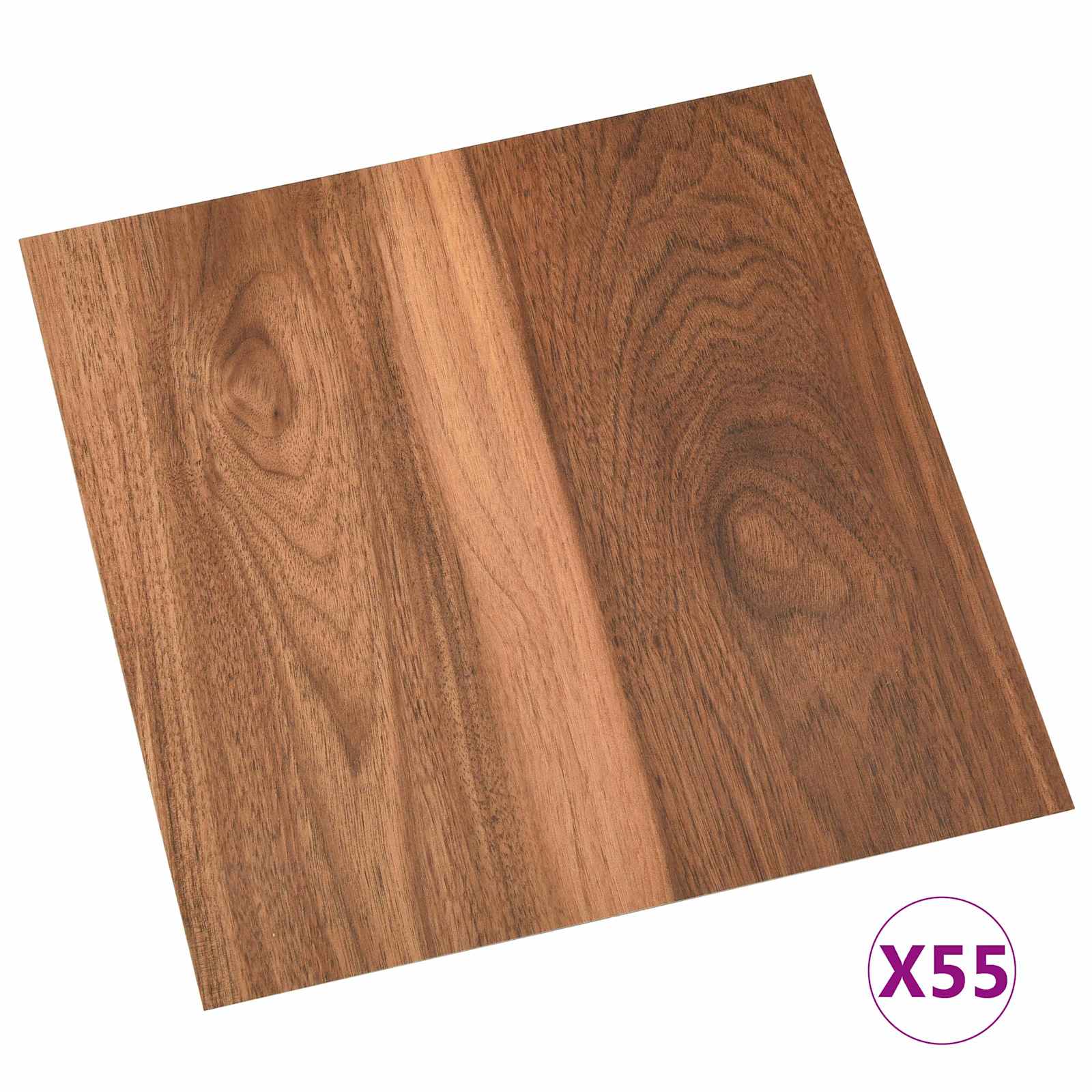 Vloerplanken 55 pcs Bruin 5,11 m² PVC