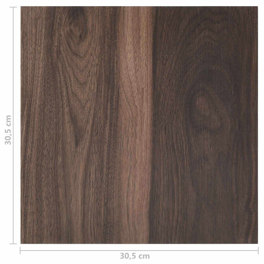Vloerplanken 55 pcs Donkerbruin 5,11 m² PVC