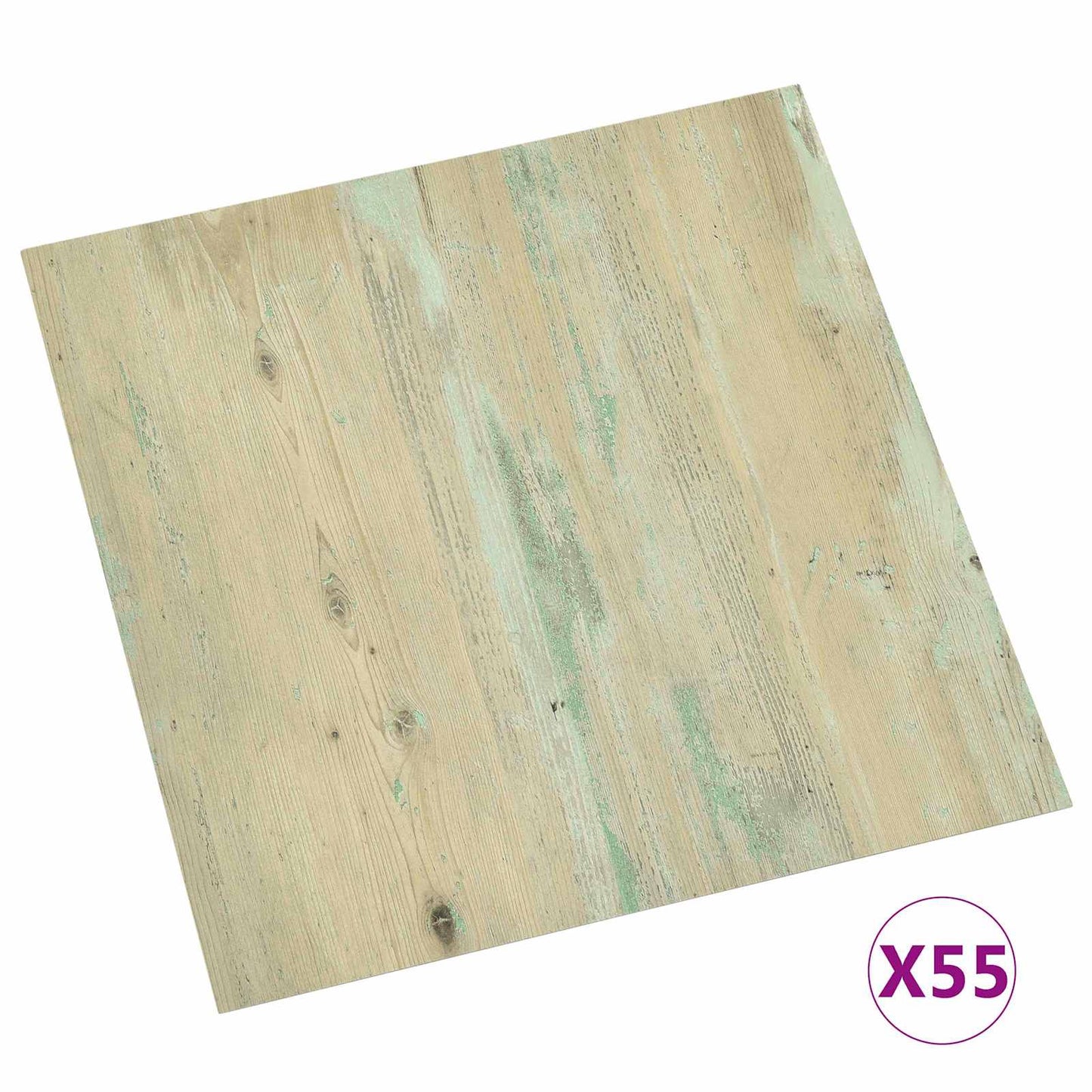 Vloerplanken 55 pcs Licht Bruin 5,11 m² PVC