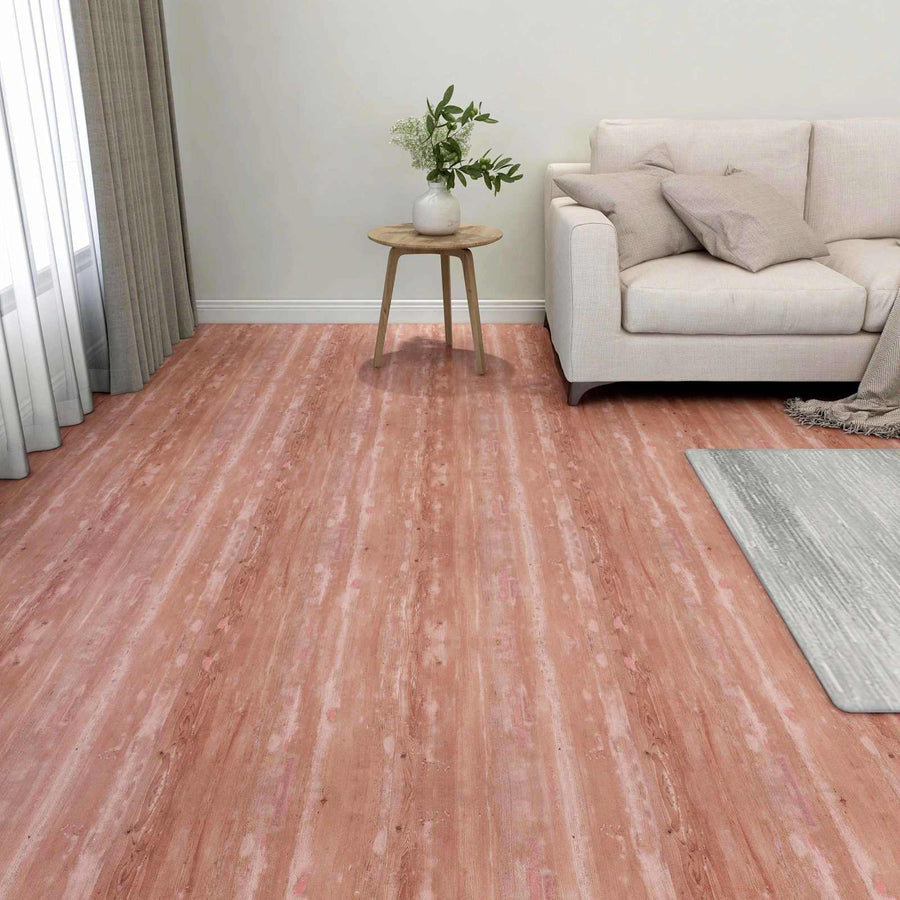 Vloerplanken 55 pcs Rood 5,11 m² PVC