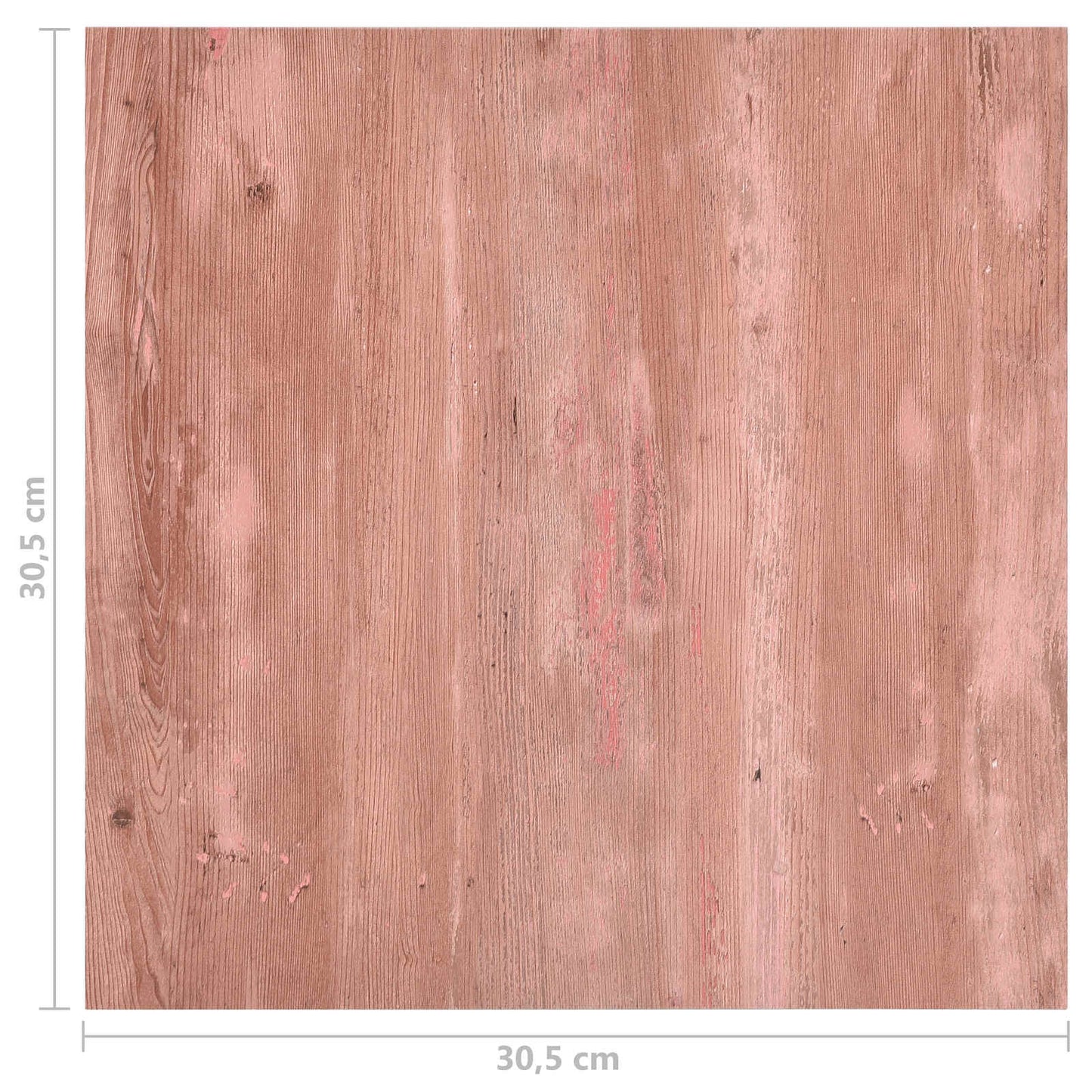 Vloerplanken 55 pcs Rood 5,11 m² PVC
