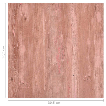 Vloerplanken 55 pcs Rood 5,11 m² PVC