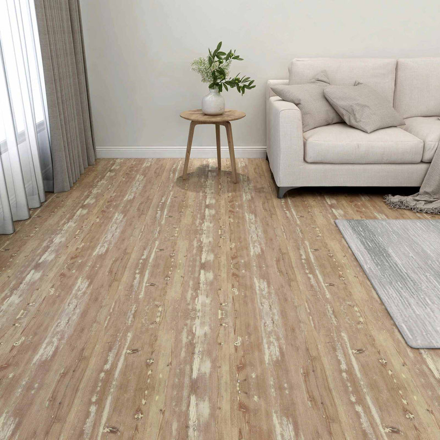 Vloerplanken 55 pcs Bruin 5,11 m² PVC
