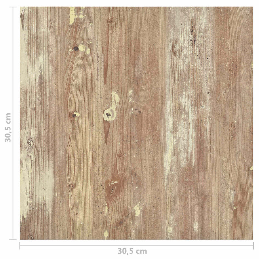 Vloerplanken 55 pcs Bruin 5,11 m² PVC