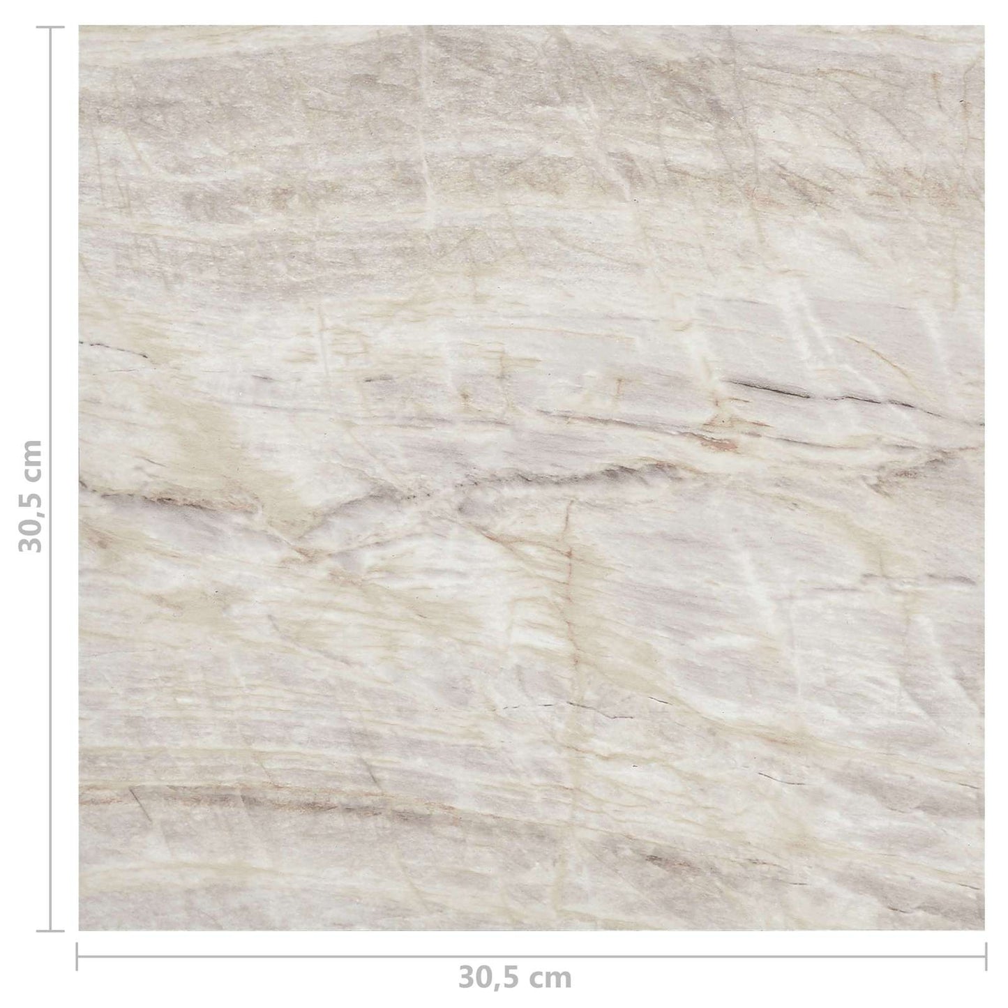 Vloerplanken 55 pcs Beige 5,11 m² PVC