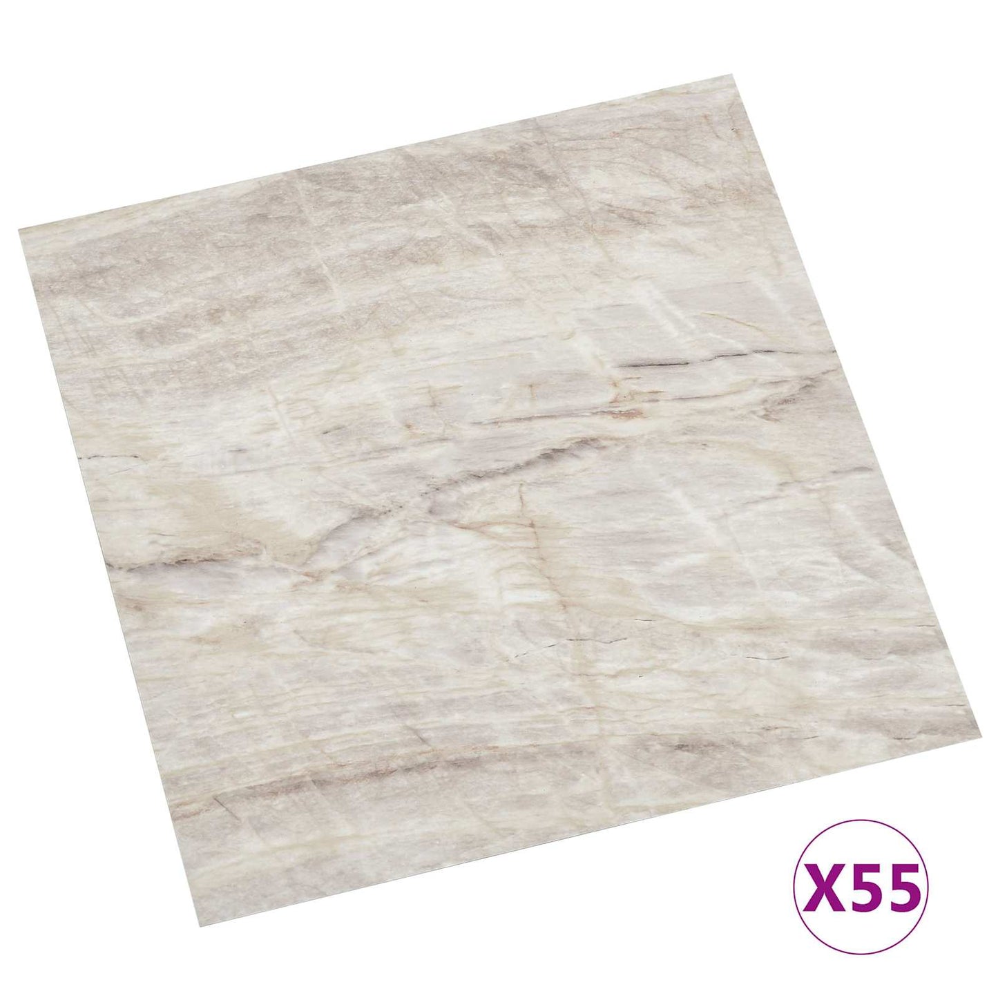 Vloerplanken 55 pcs Beige 5,11 m² PVC