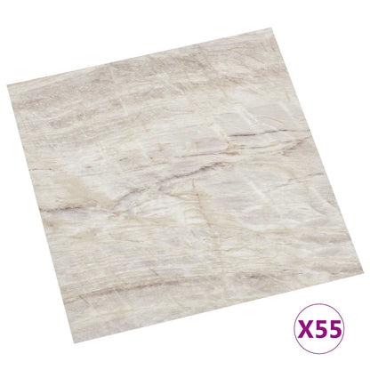 Vloerplanken 55 pcs Beige 5,11 m² PVC