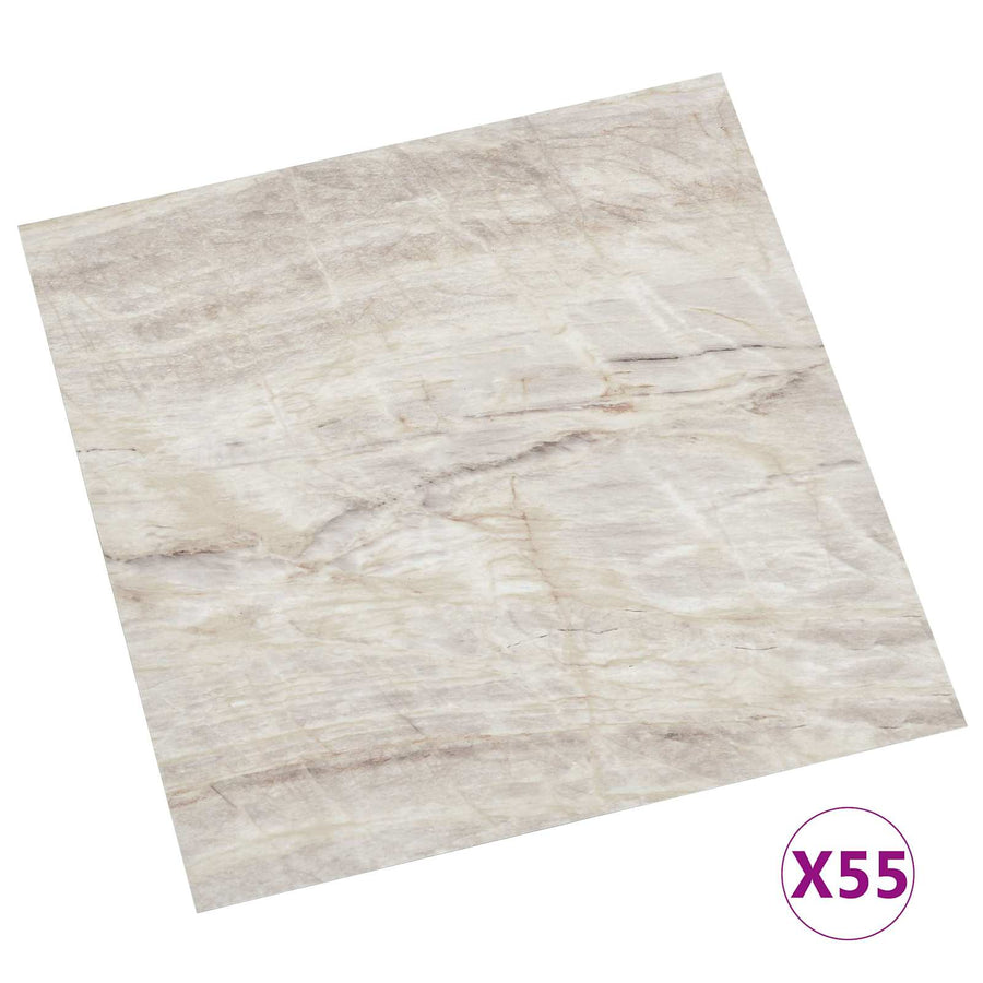 Vloerplanken 55 pcs Beige 5,11 m² PVC