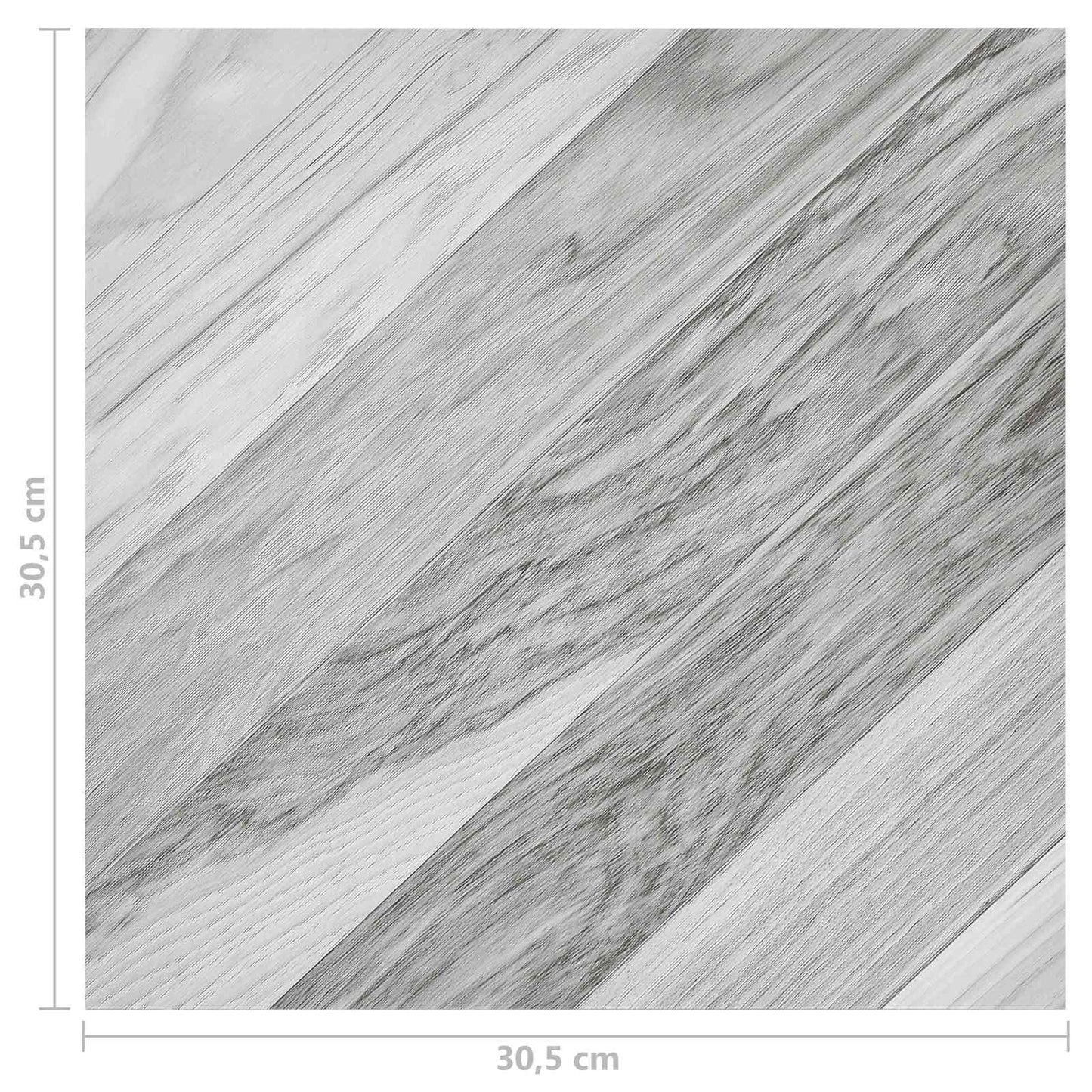 Vloerplanken 55 pcs Grijs 5,11 m² PVC