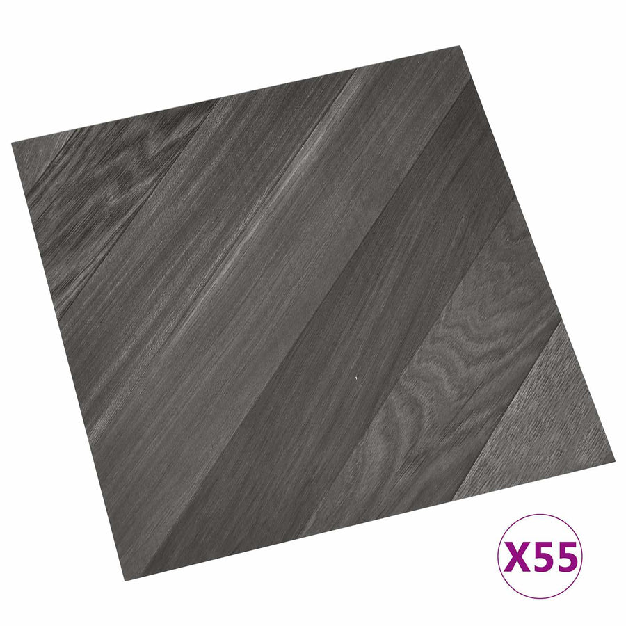 Vloerplanken 55 pcs Grijs 5,11 m² PVC