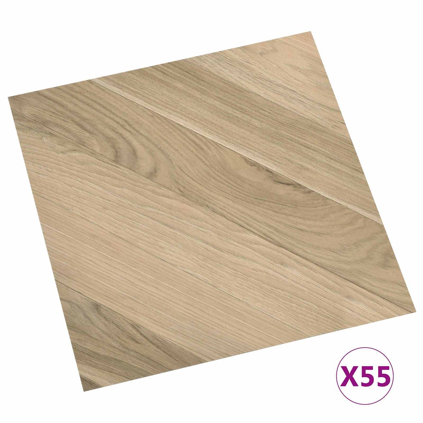 Vloerplanken 55 pcs Bruin 5,11 m² PVC
