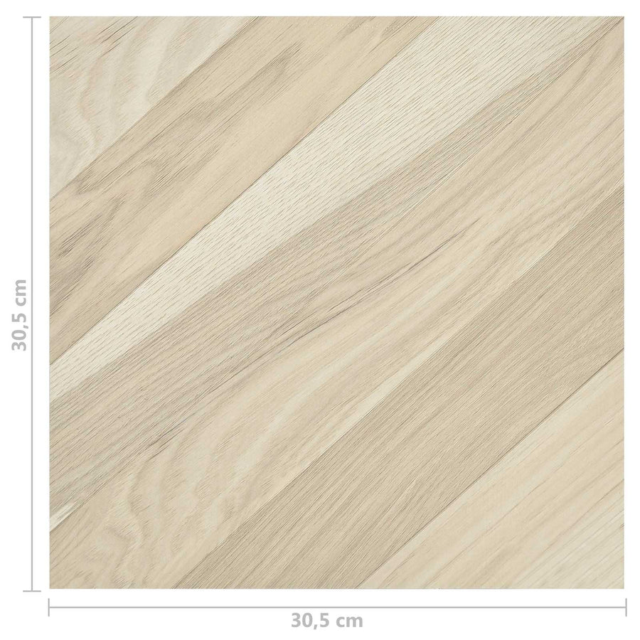 Vloerplanken 55 pcs Beige 5,11 m² PVC