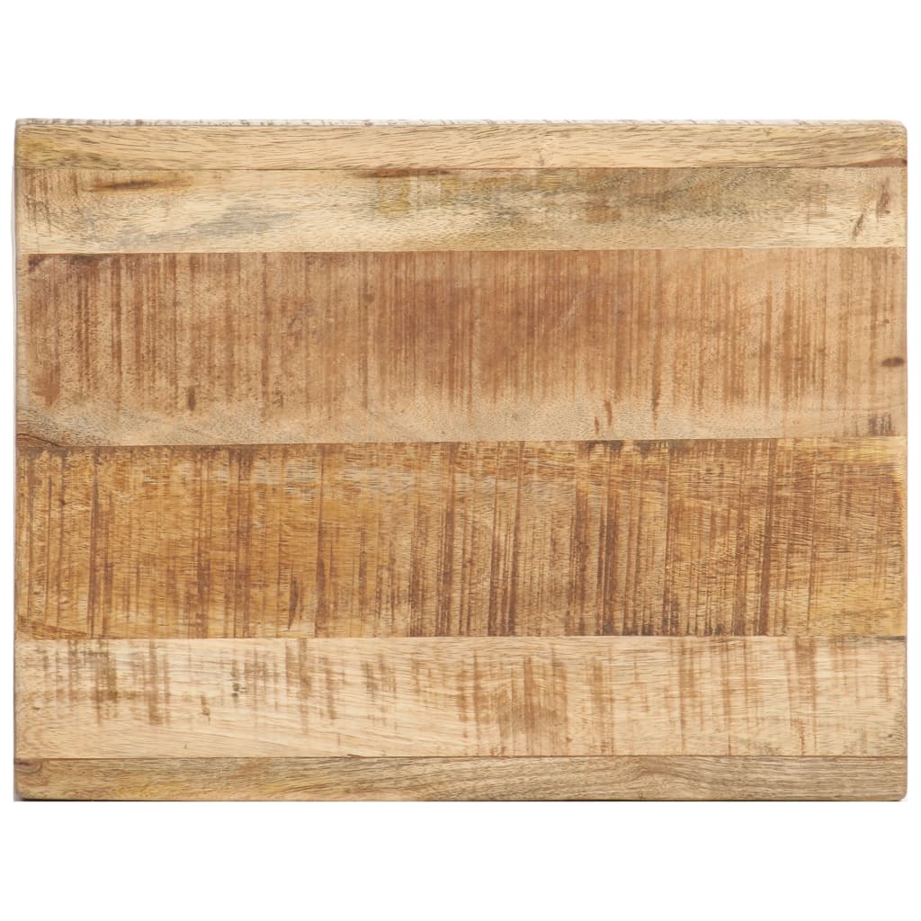 Bijzettafel 40X30X50 Cm Massief Ruw Mangohout
