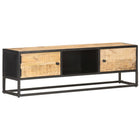 Tv-meubel 130x30x40 cm ruw mangohout