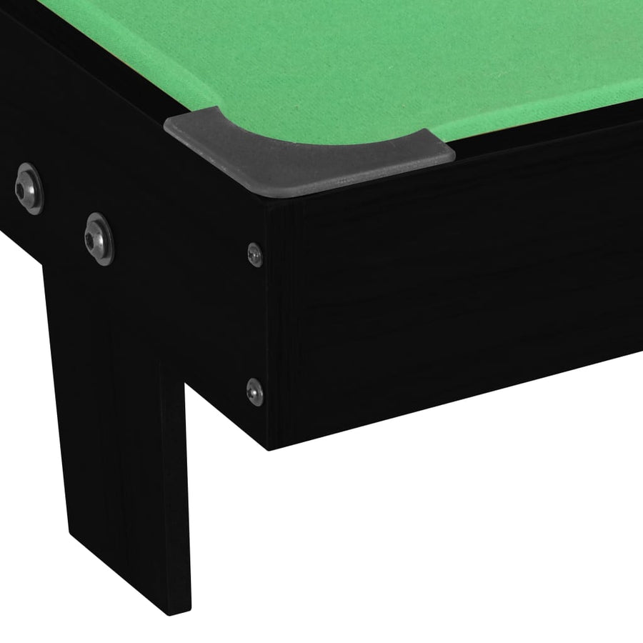 Minipooltafel 3 Feet 92X52X19 Cm Zwart en groen