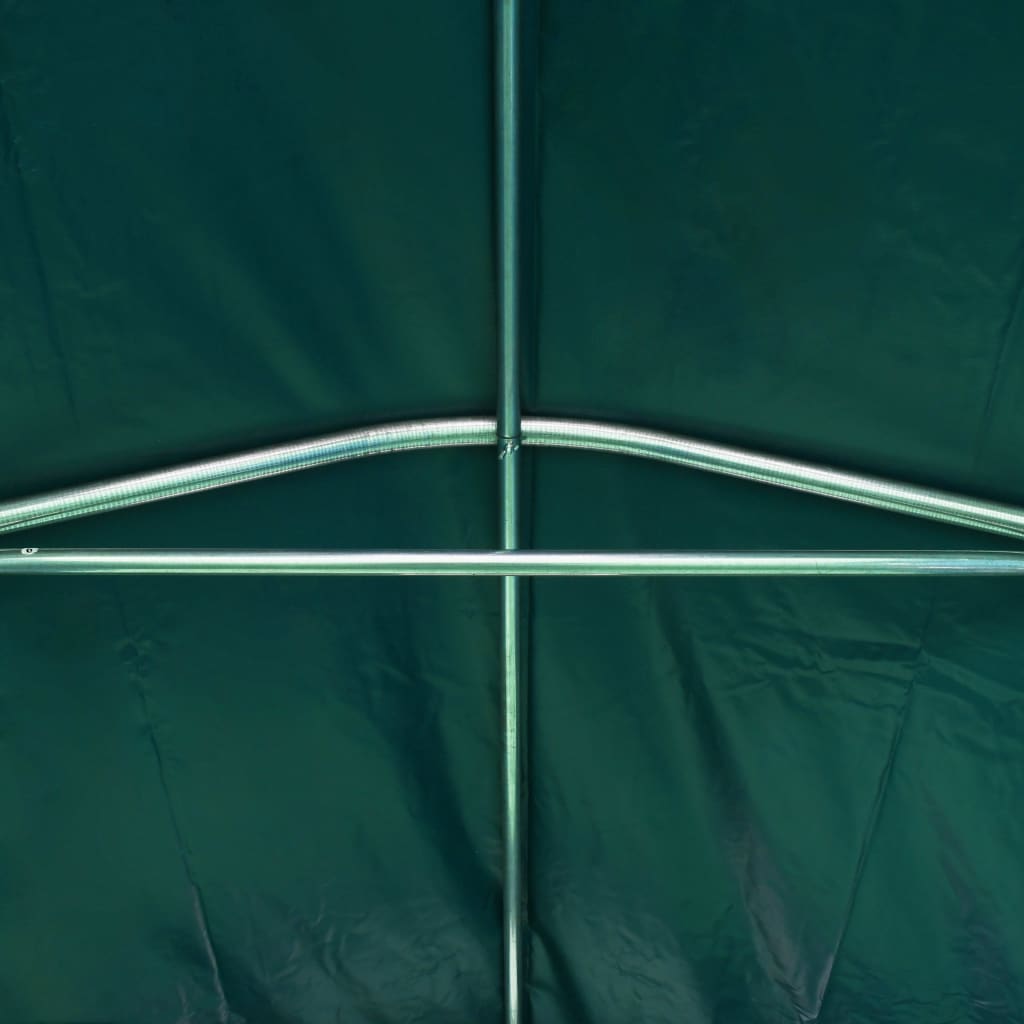 Garagetent 2,4X2,4 M Pvc Groen 2.4 x 2.4 m