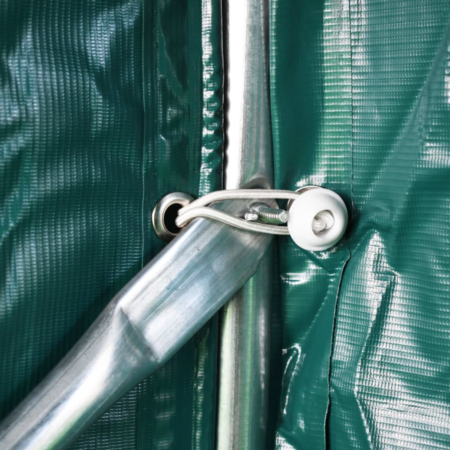 Garagetent 2,4X3,6 M Pvc Groen 2.4 x 3.6 m