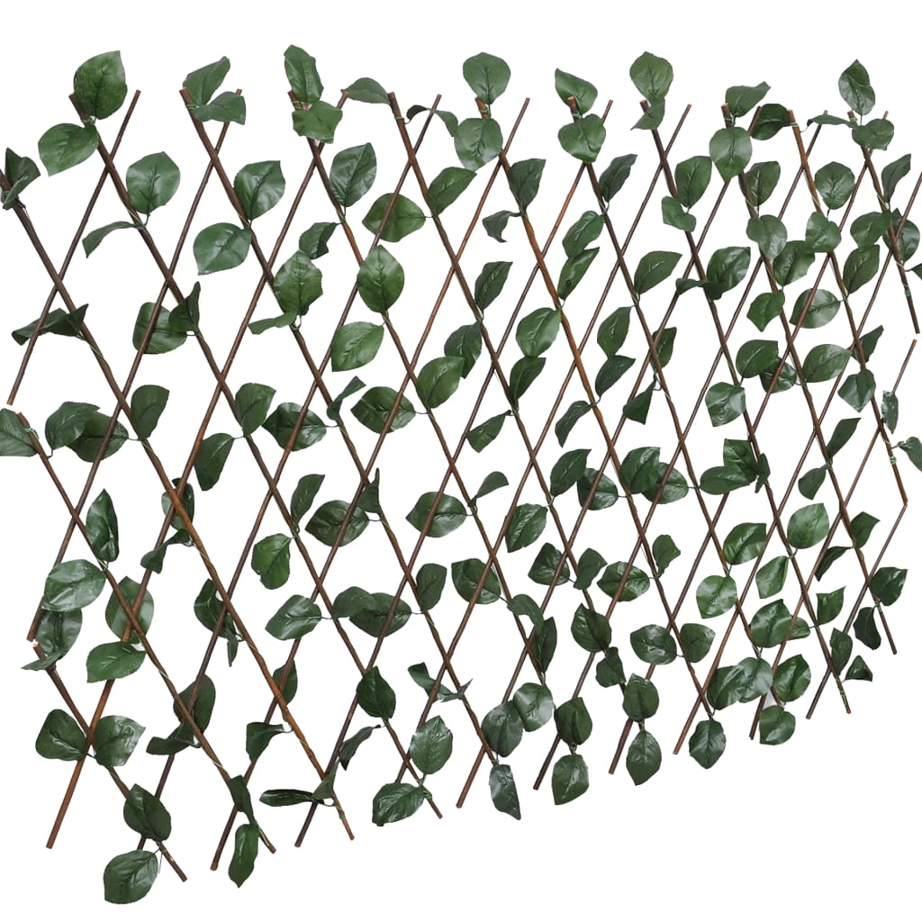 Tuinlatwerk 5 St Met Kunstbladeren 180X30 Cm Wilg 180 x 30 cm