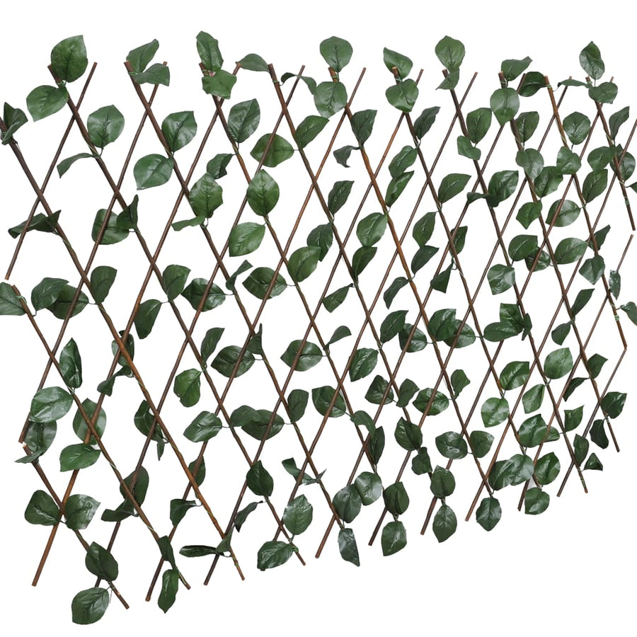 Tuinlatwerk 5 St Met Kunstbladeren 180X30 Cm Wilg 180 x 30 cm