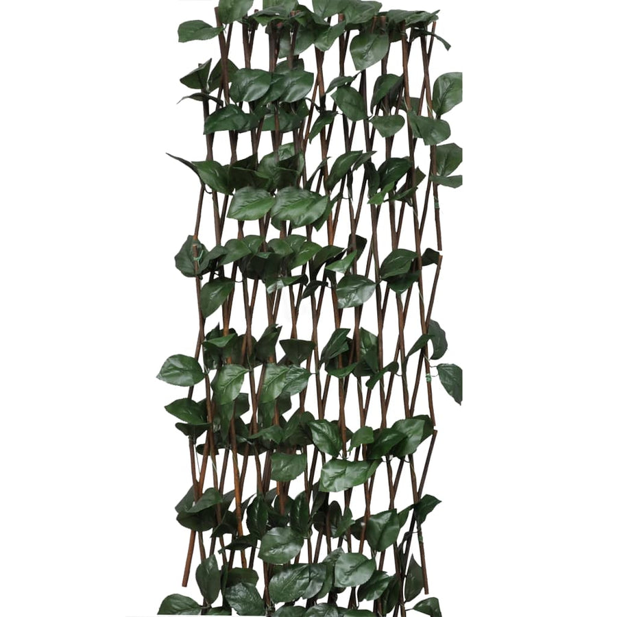 Tuinlatwerk 5 St Met Kunstbladeren 180X30 Cm Wilg 180 x 30 cm