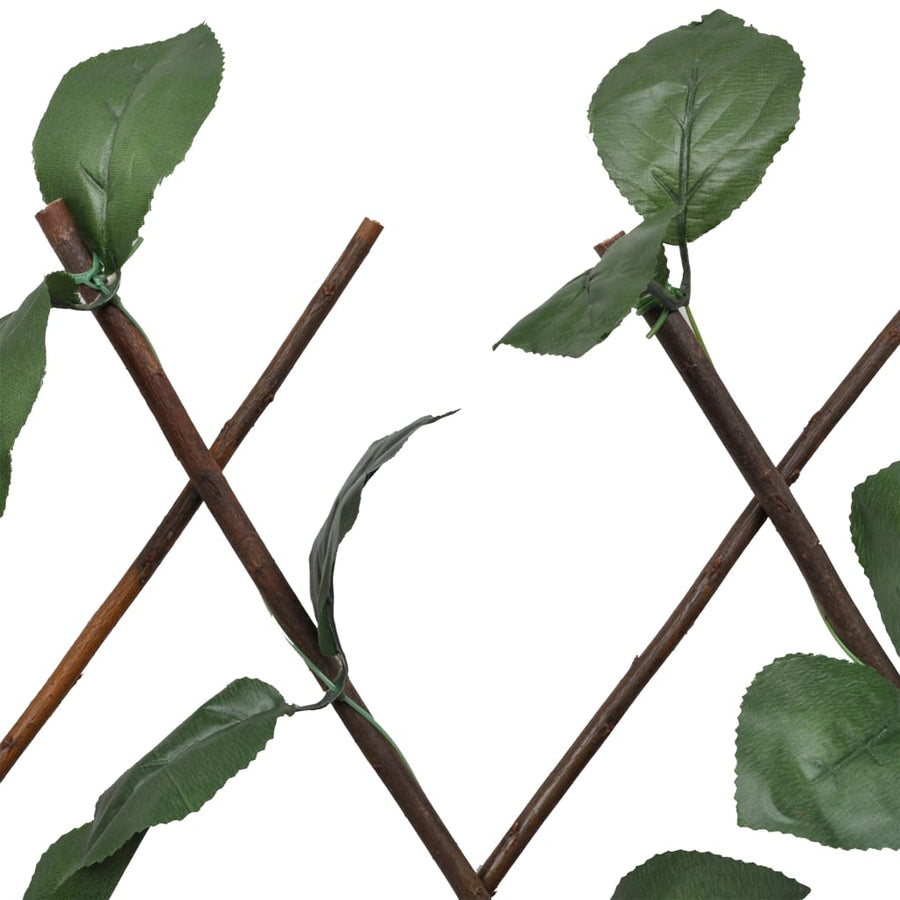Tuinlatwerk 5 St Met Kunstbladeren 180X30 Cm Wilg 180 x 30 cm