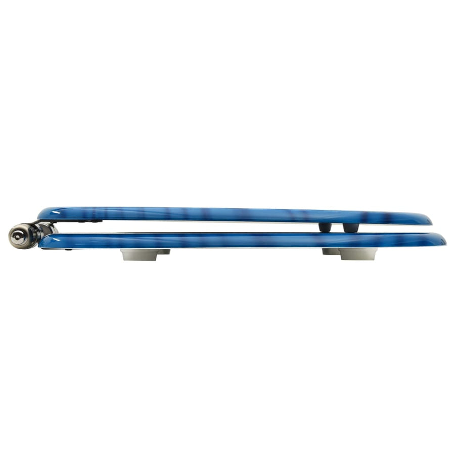 Toiletbrillen met soft-close deksel 2 st waterdruppel MDF blauw 2 Blauw waterdruppel Ja